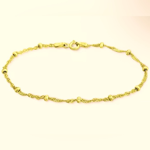 Giani Bernini link chain Women's Bracelet in 18K Gold-Plated sterling silver - Picture 1 of 5
